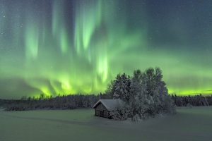 Finalmente l'aurora boreale