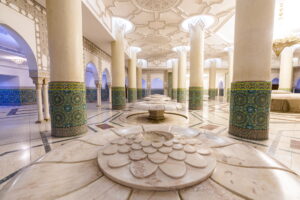 L'interno della Moschea di Casablanca